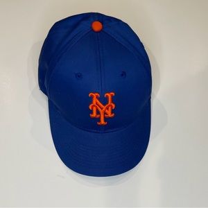 MLB New York Youth Mets Classic Blue Orange NY Adjustable Hat OC Sports